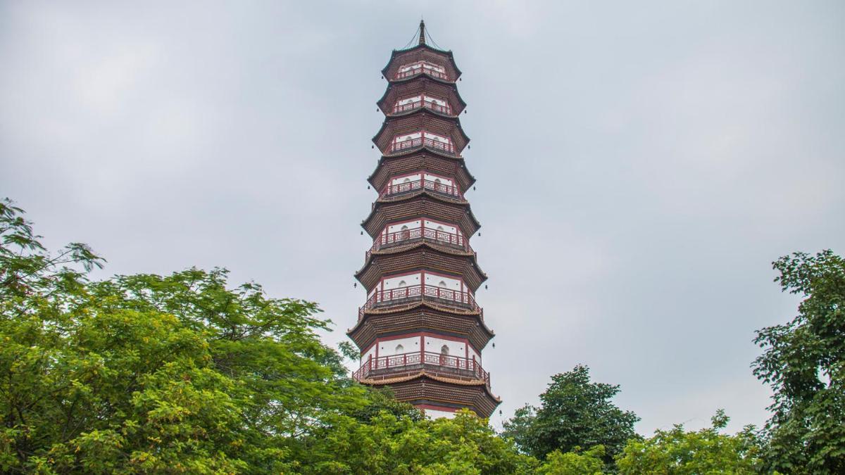 Echarm Hotel Canton Tower Pazhou Exhibition Center Exteriör bild